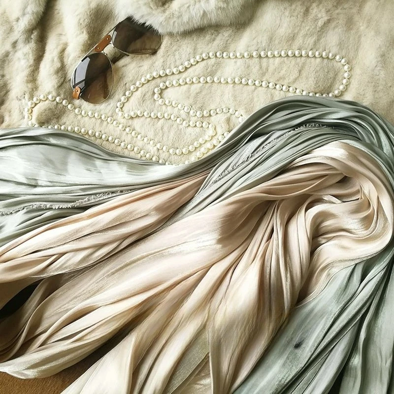 

Мягкий и блестящий металлический атлас Cool Breeze с текстурой, подходит для свадебных платьев, вечерних платьев, дизайнерской одежды, ткани