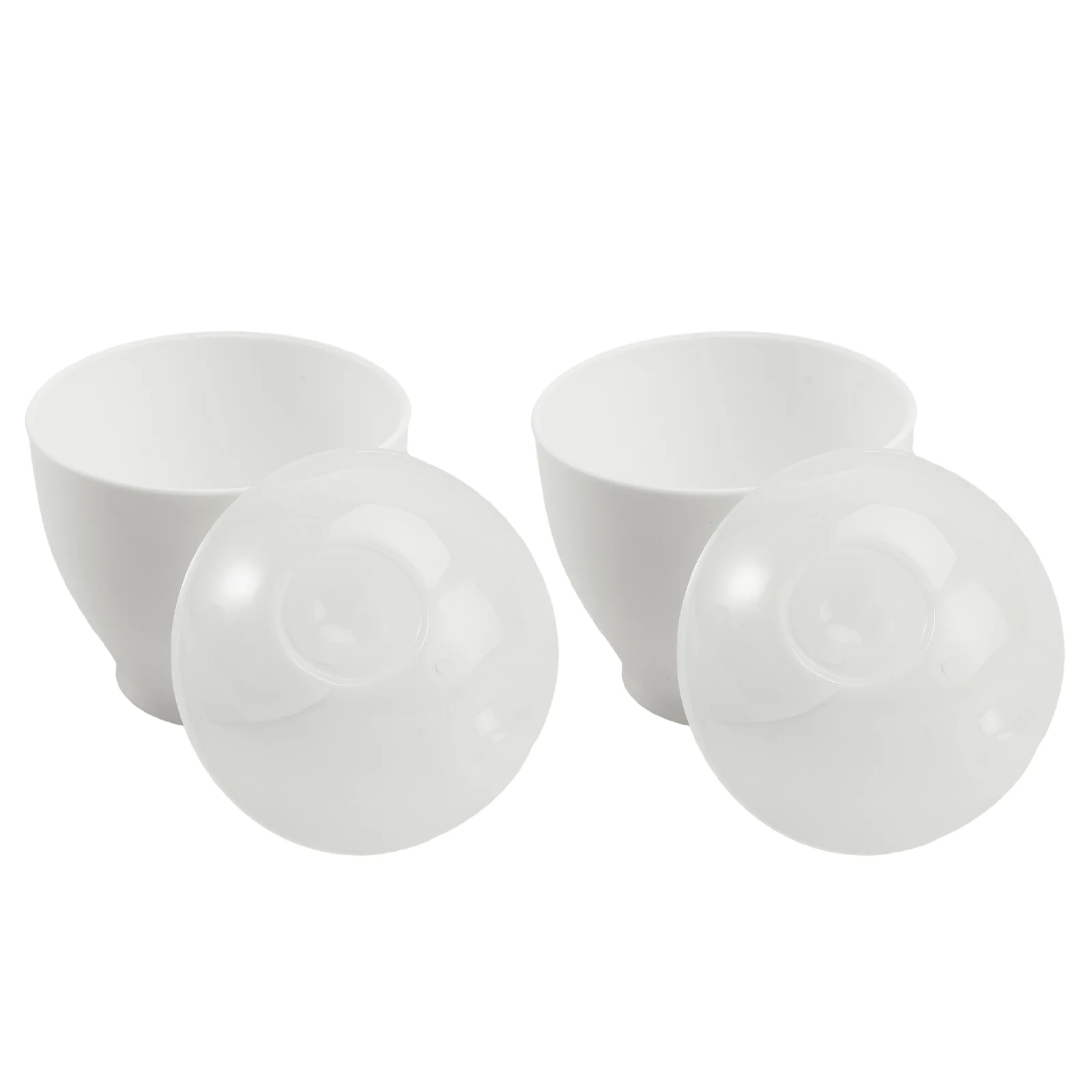 2pcs Mini Egg Steamed Cup Portable Egg Cooker Mold Microwave Steamed Egg Bowl for Home Kitchen mini egg cooker