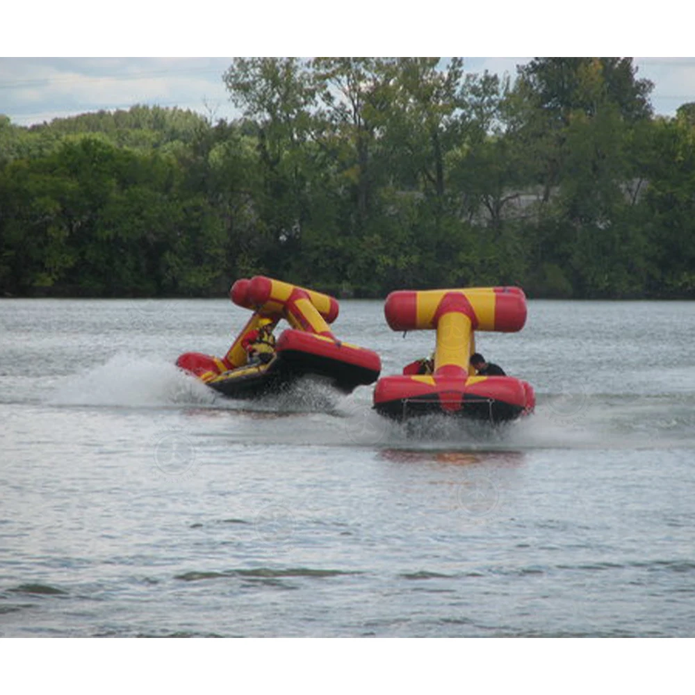 قارب إنقاذ قابل للنفخ ذاتيًا من Whitewater Raft Surf Rescue Boat قوارب قابلة للنفخ لإنقاذ الفيضانات #4