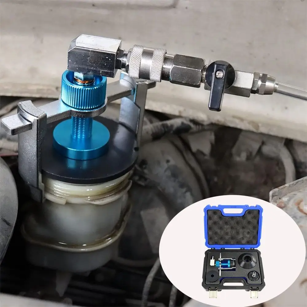 

Blue & Black Case Brake Clutch System Universal Adapter Bleeder Tool Brake Bleeder Tool Adapter Kit Heat-resistant