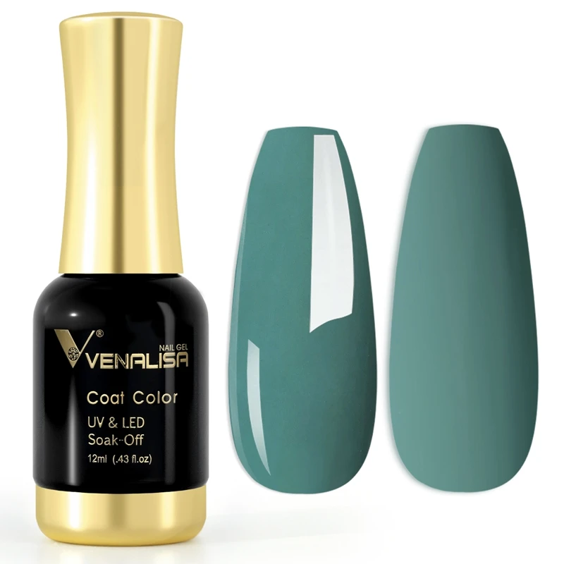 Venalisa Nagel-Gel-Nagellack, 12 ml, glitzernder, platinfarbener Gel-Nagellack, Super-Textur, Soak Off UV-LED, vollständige Abdeckung, Gel-Nagellack