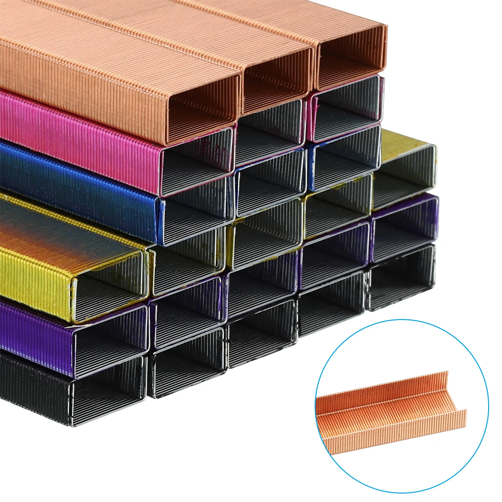 Picture 5: 6000Pc/6Pack Metal Staples 26/6 Standard Stapler Staples Office Accessory School Stationery Paper File Document Binding Supplies