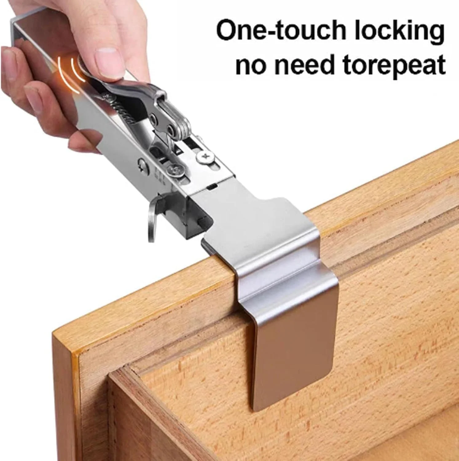Adjustable Drawer Fixing Clamp, Drawer Front Installation Clamps, Drawer Panel Installation Fixing Clips
