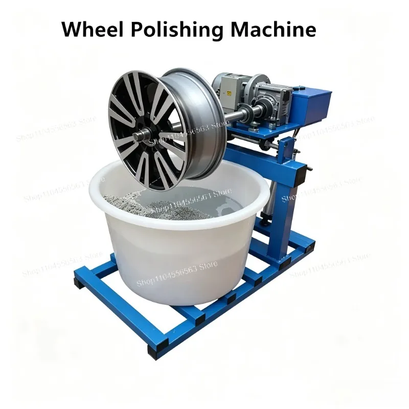Aluminum Alloy Auto Hub Refurbishment Machine, Automatic Car Wheel Polishing Grinder for Rim Surface Derusting Repair
