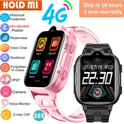 4G Kids Smart Watch GPS Tracker SOS HD Video Call Touch Screen IP67 Waterproof Call Back Children Smart Phone Watch Android Ios