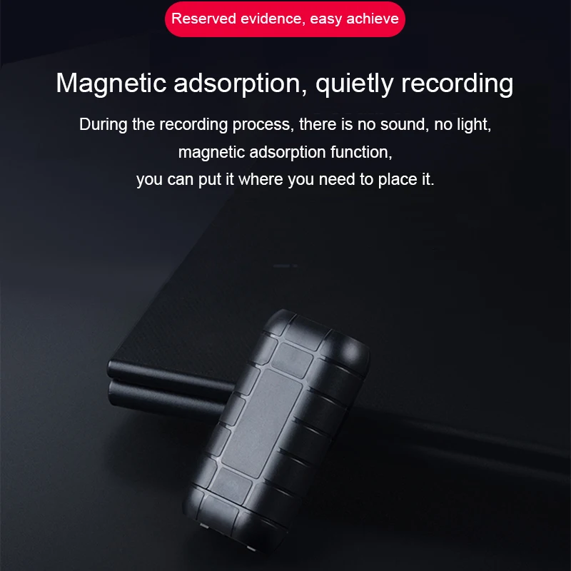 

скрытый шпион Голосовой рекордер, 500-часовое цифровое записывающее устройство, профессиональный звуковой диктофон, аудиомикрозапись, портативный маленький