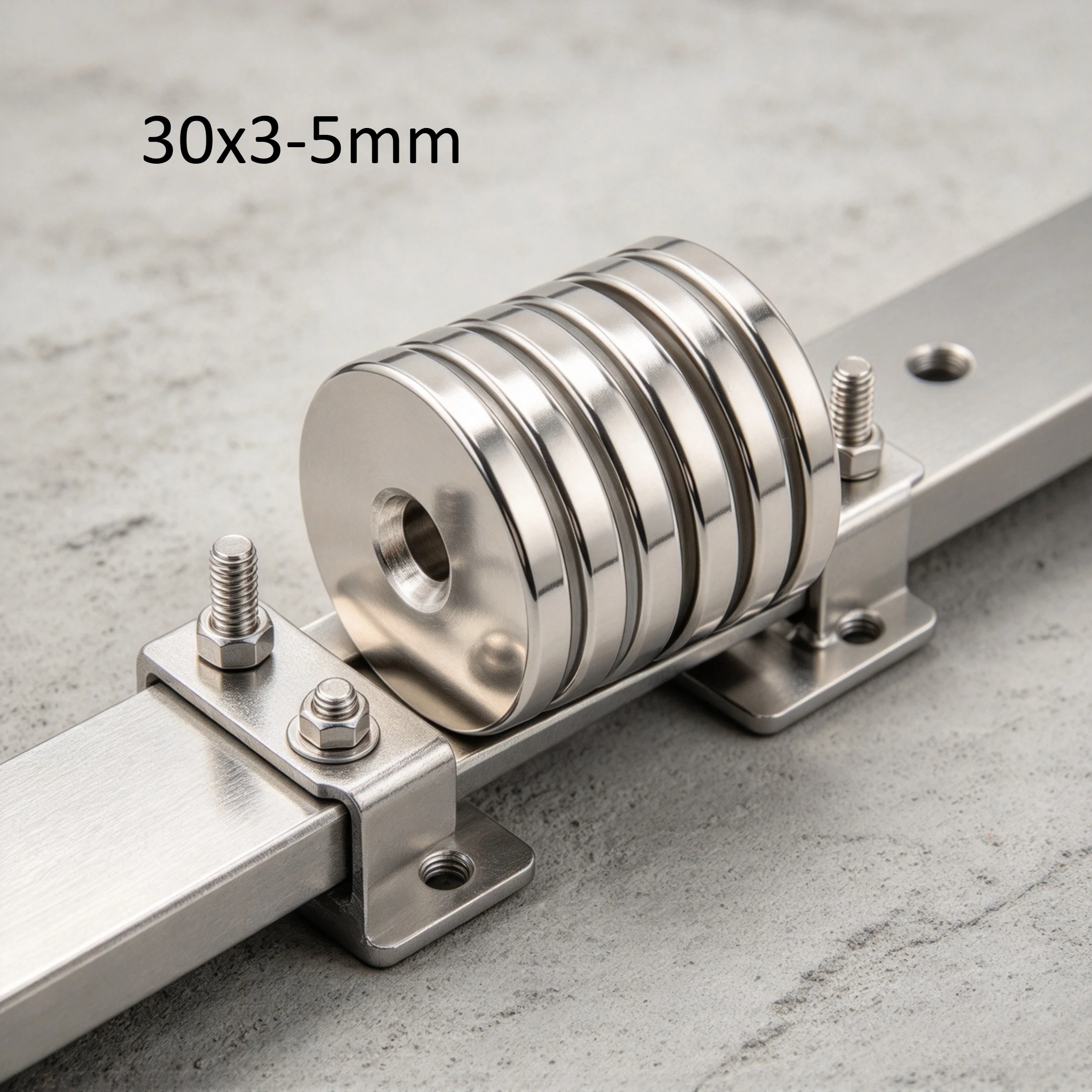 30x3-5mm Round Countersunk N35 Neodymium Magnet 30*3-5 mm, Hole 5mm Disc Magnet for Handmade Projects Industrial Office Fixing