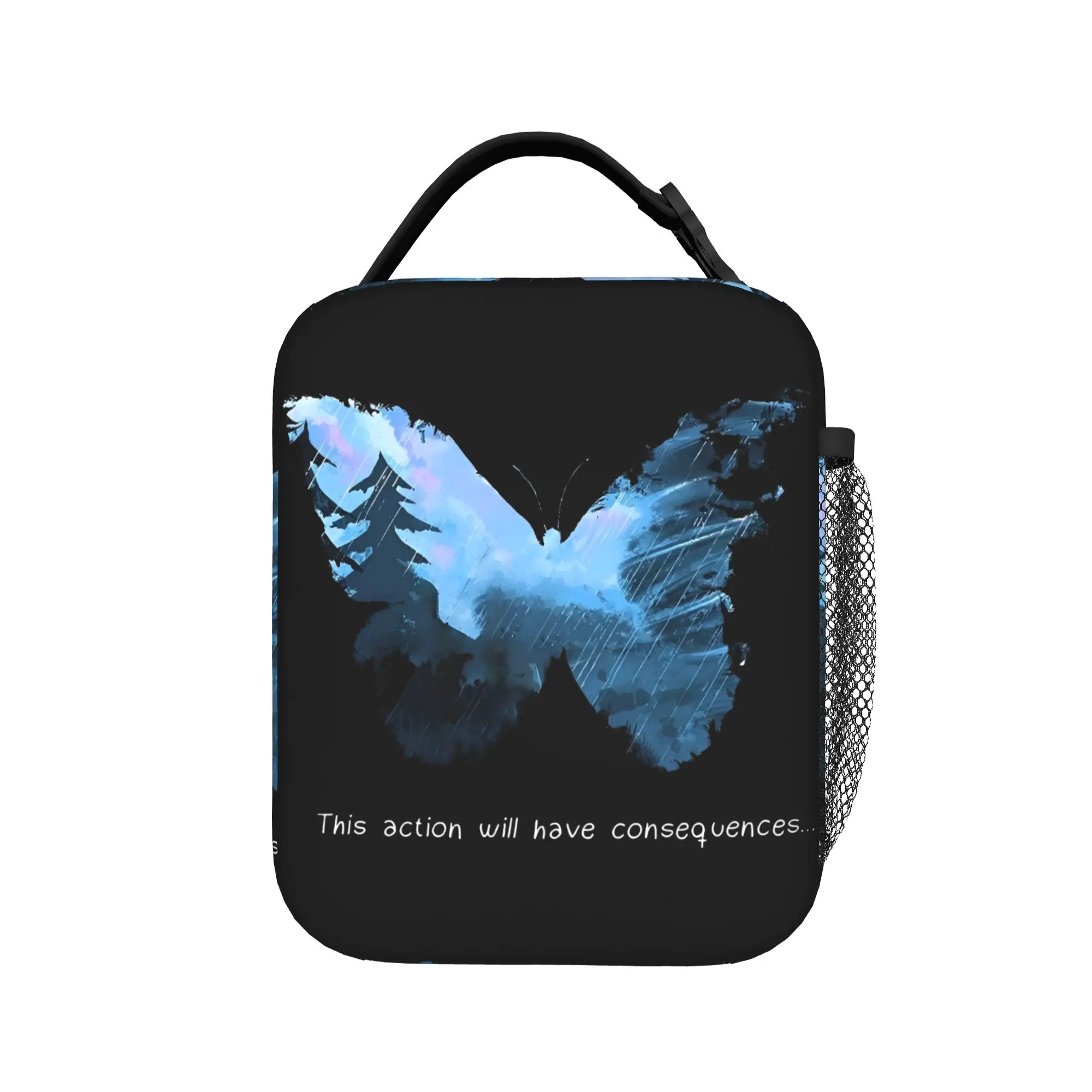 Life is Strange Butterfly Insulated Lunch Bag Cooler Bag ,Lunch Container Game Leakproof Tote Lunch Box Food Handbags College