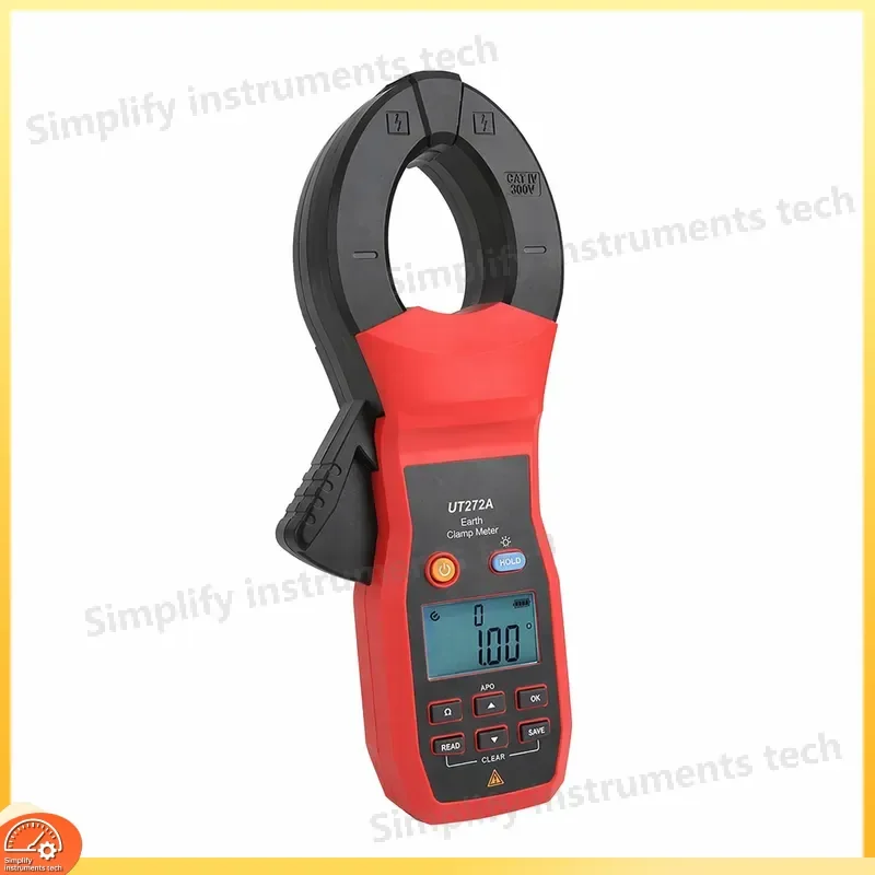 UT272A Clamp Grounding Resistance Tester High Precision Digital Earth Ground Tester for Electrical Power Line Maintenance