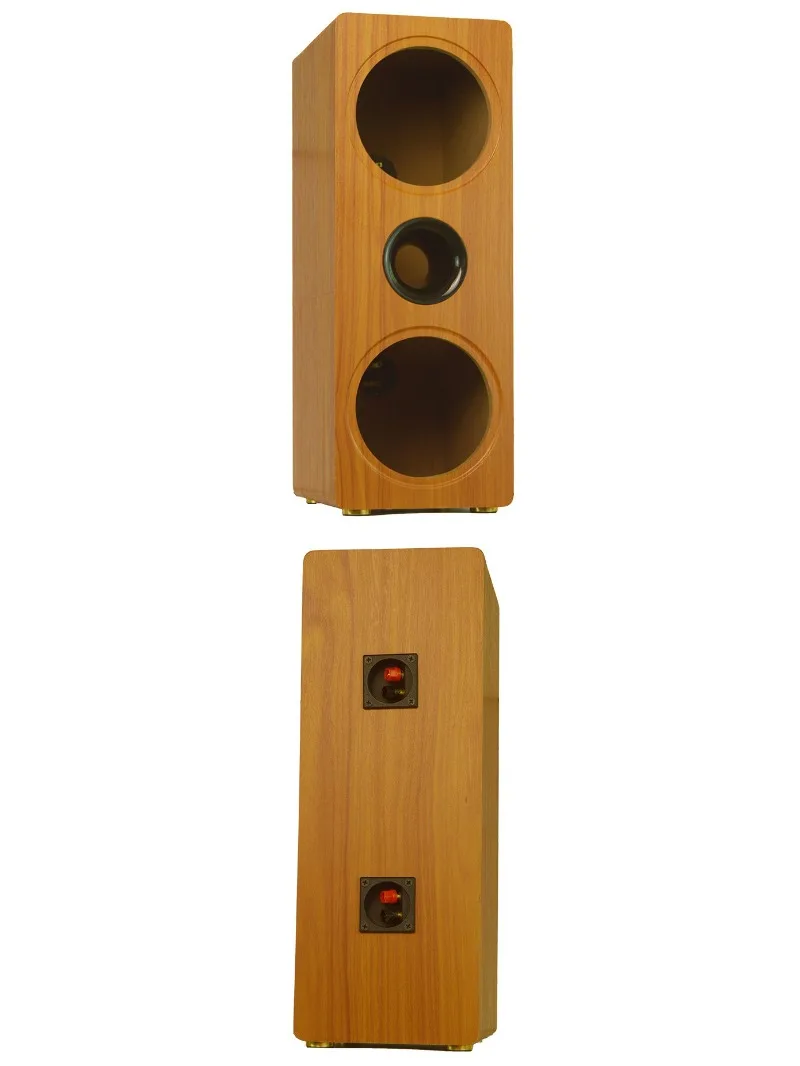 Speaker empty box one-piece box double speaker 3 /4 / 5/ 6.5/ 8 inch DIY audio changed to home wooden shell