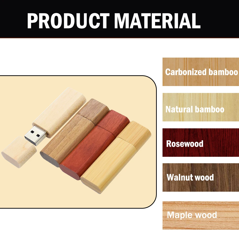 10/20/50 pz Personalità In Legno regalo creativo LOGO personalizzare legno chiavetta USB u disco pendrive 4G16GB32GB64GB incisione laser