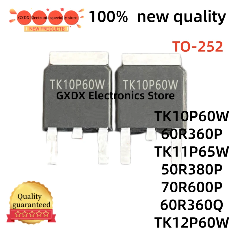 10-20-30 pieces 100% new imported MDD60R360P 50R380P 60R360Q TO252 TK11P65W TK10P60W TK12P60W 70R600P MOSFET TO-252