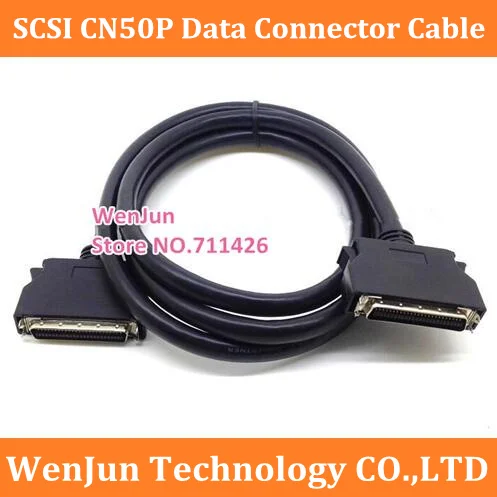 

High Quality SCSI Cable HPCN50 Pin SCSICN50 CN50 Small Male Wire 0.5M/1.5M/2M/3M/5M/10M