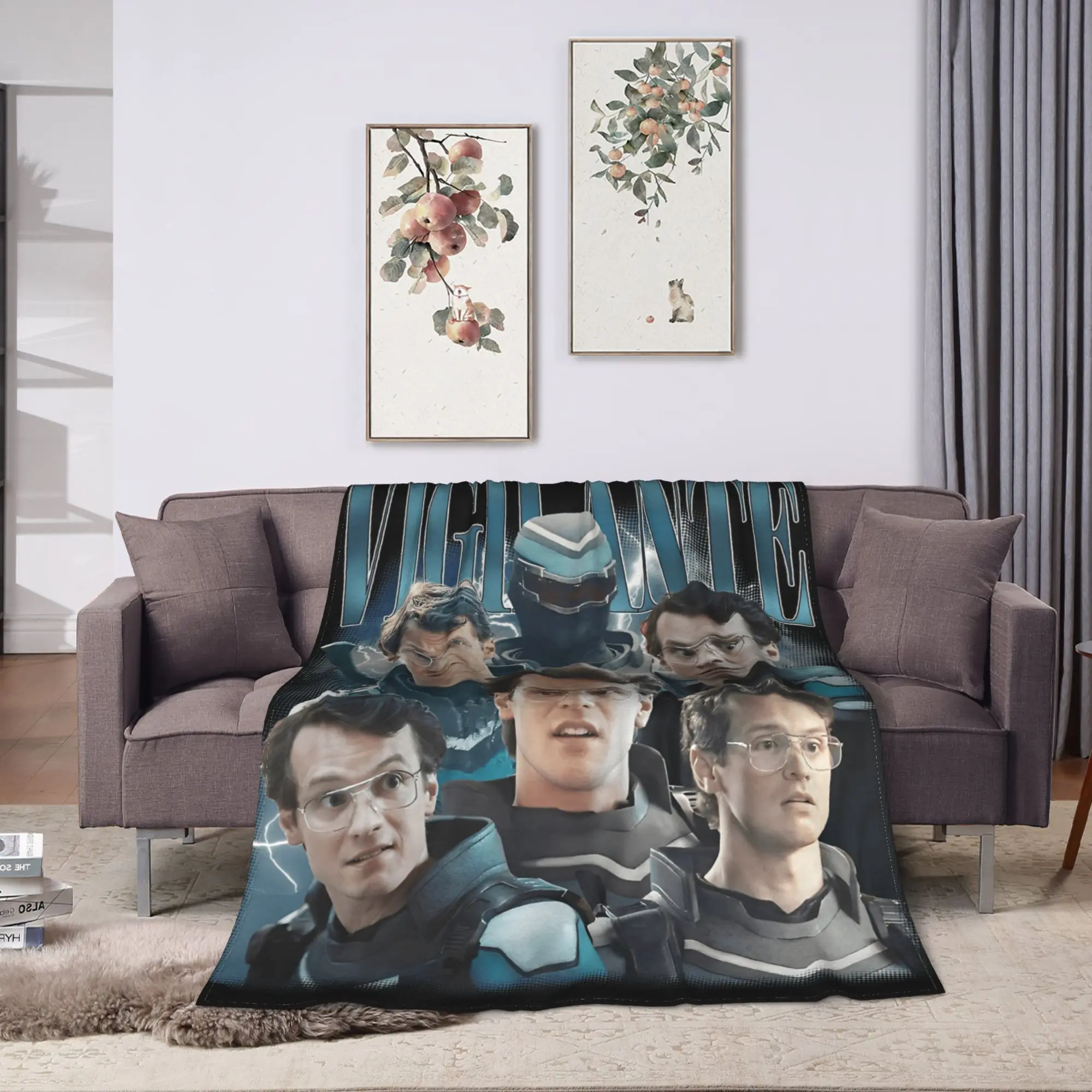 Vigilante Peacemakers Plush Blanket Adrian Chase Flannel Bedding Throws For Living Room Super Warm Design Quality Bedspread