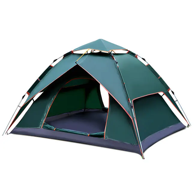 

Outdoor Ultralight Portable Folding Camping Tent Summer Big Family Automatic Nylon Polyester Double Single Accommodates 2 People