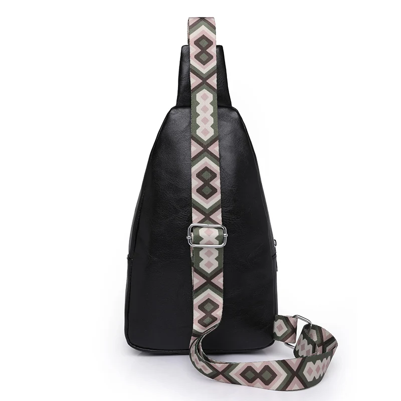 Sac de poitrine en cuir PU pour femme, sac à bandoulière design, messager, sacs initiés, alertes onale GT, voyage, Bolso zones bre