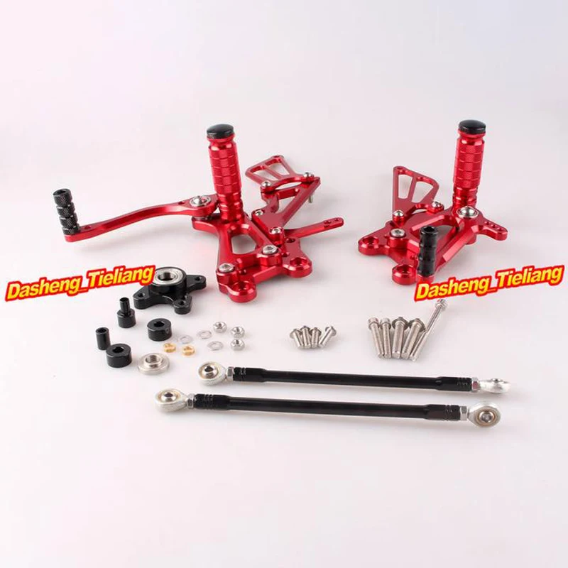 Motorcycle Adjustable Rearset Rear Set Footpegs Foot Rest Peg For Honda CBR600RR 03-06 & CBR1000RR 04-07 Spare Parts Pair