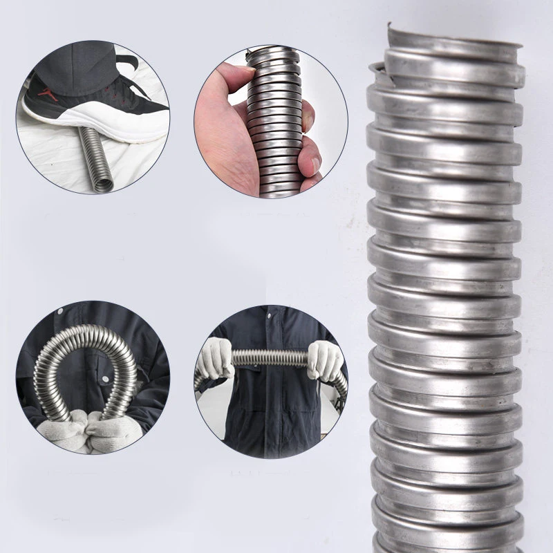 1/3M Inner 4-100mm 304 Stainless Steel Metal Cable Hose Tube Flexible Soft Pipe Sleeve Protection Replacement Accessories