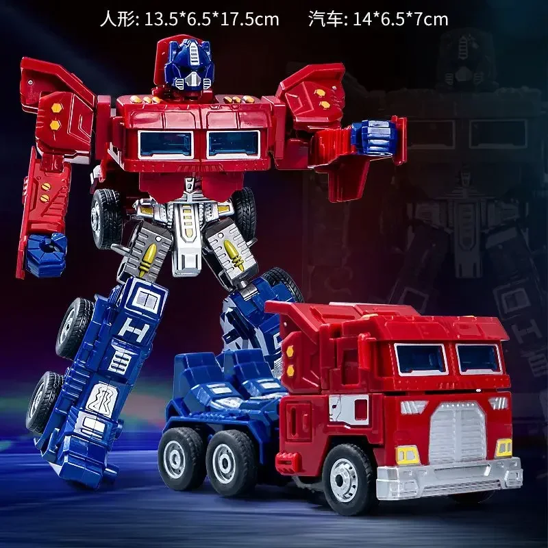 Transformers Optimus Prime Warrior Truck Car modello trasformabile giocattolo per bambini Boy Transform Robot Holiday Gift Collection