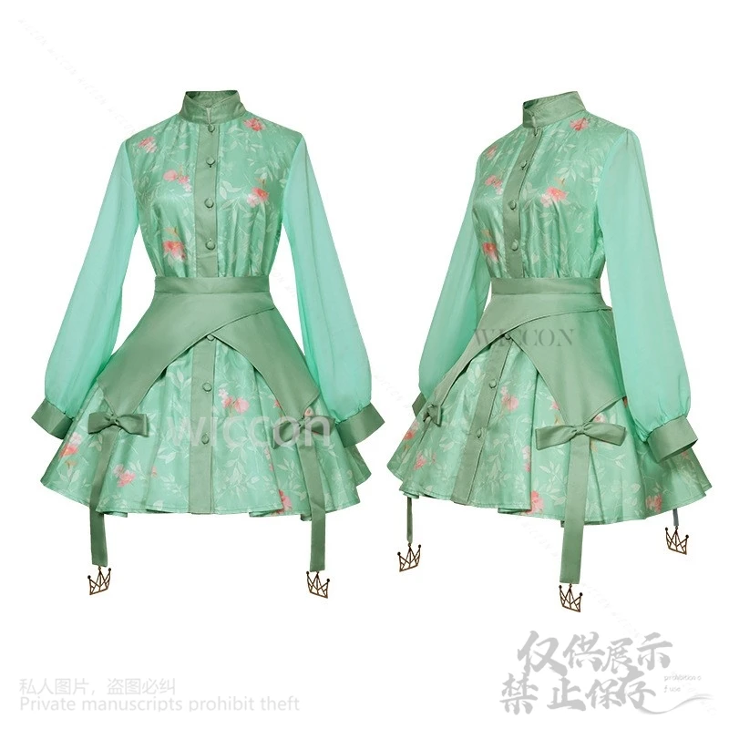 Anime Game Project Sekai 4th Cosplay Kusanagi Nene Costume Cute Dress Lolita Kawaii Wig PJSK For Girl Woman Halloween Customized