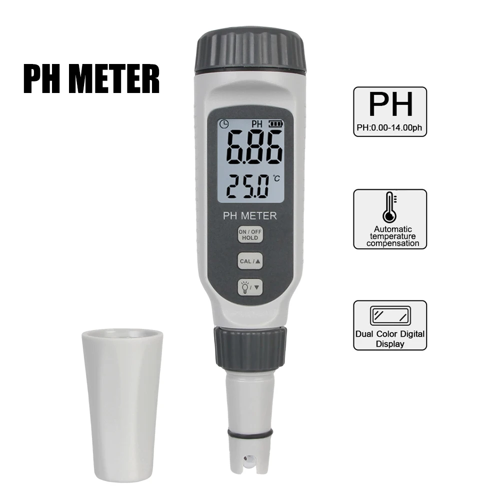 

Portable Pen Type Water Quality Tester Acidity Meter pH818 Measuring pH818 Professional pH Meter Acidometer for Aquarium