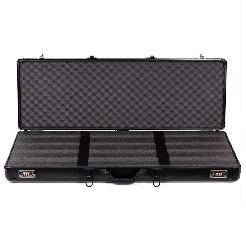 Complete Tool Case Aluminum Large Hard Case Tools Box Robust Aluminum Alloy Toolbox Portable Multifunctional Toolboxes with Lock