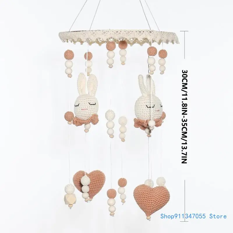 Wiegspeeltje voor baby's Houten mobiele bedhangers Speelgoed Babysrammelaar Speelgoed voor pasgeborenen Drop Shipping