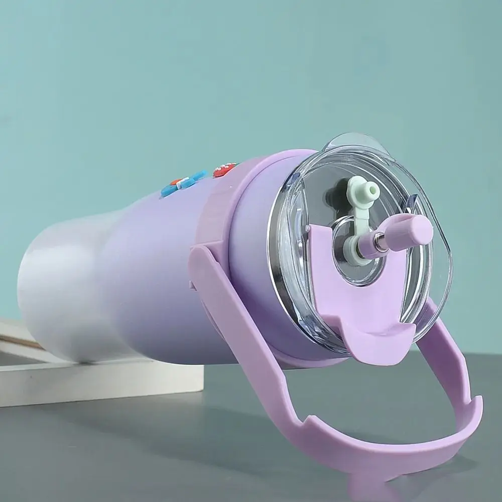 

With Straw Insulated Water Bottle 316 Stainless Steel Large Capacity Portable Insulation Cup Portable 1200ml