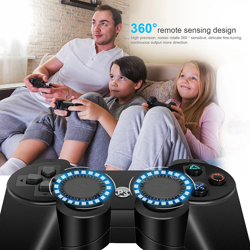 Bezprzewodowy kontroler do gier Bluetooth Sony PS3 do Play Station 3, pilot zdalnego sterowania z joystickiem