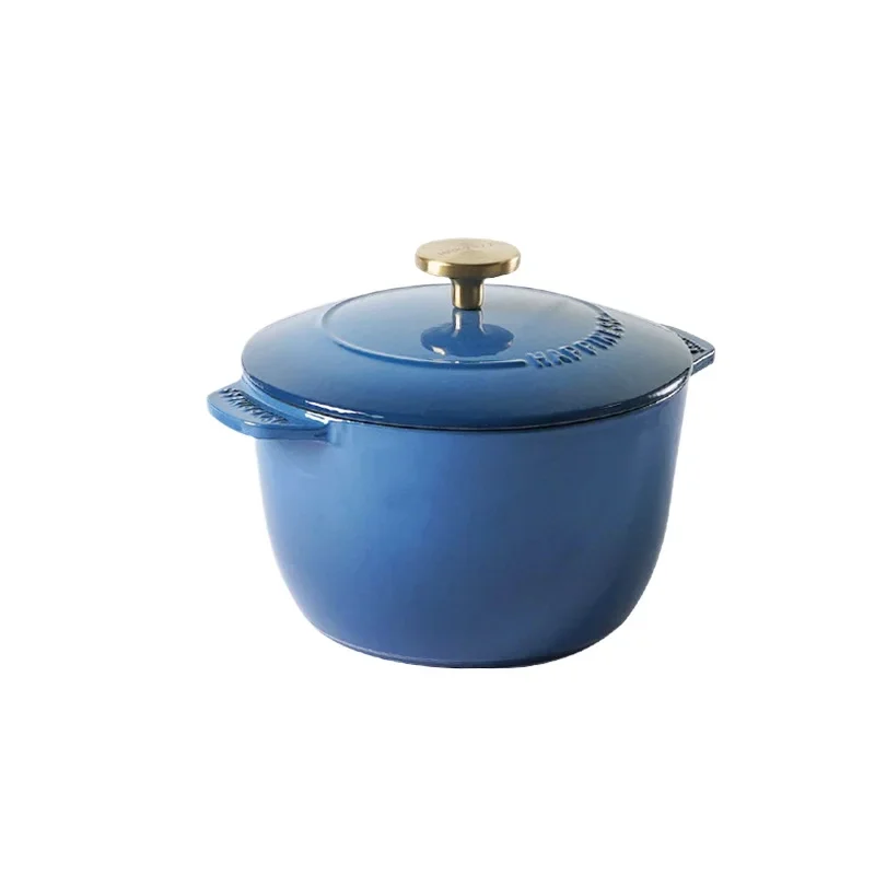 16cm - 20cm Household Cast Iron Crockpot, Multifunctional Pot for Soup Casserole, High Value Enameled Rice Kettle Cooker - Image 6