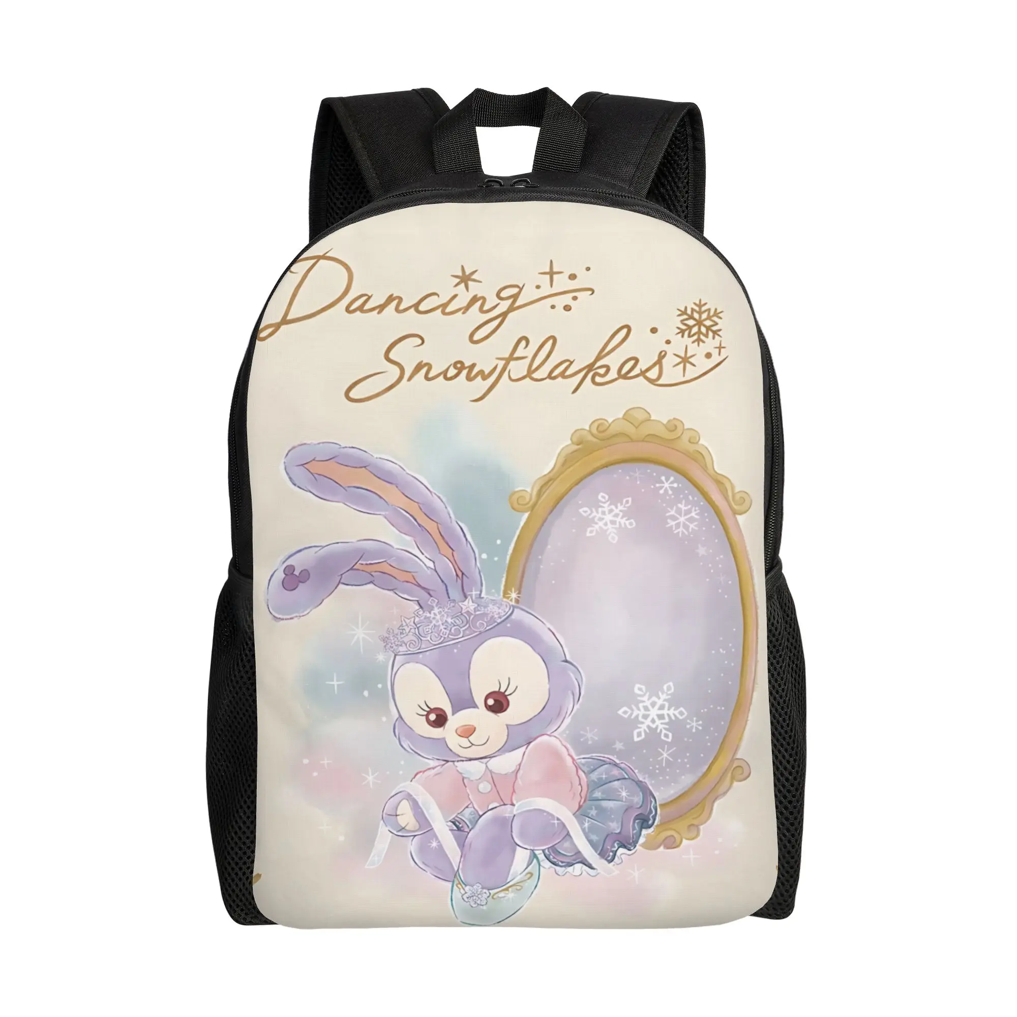 

back to school Backpack Disney Cartoon Duffy And Friends Daypack StellaLou purple rabbit Cool For School Retro Washable Rucksack
