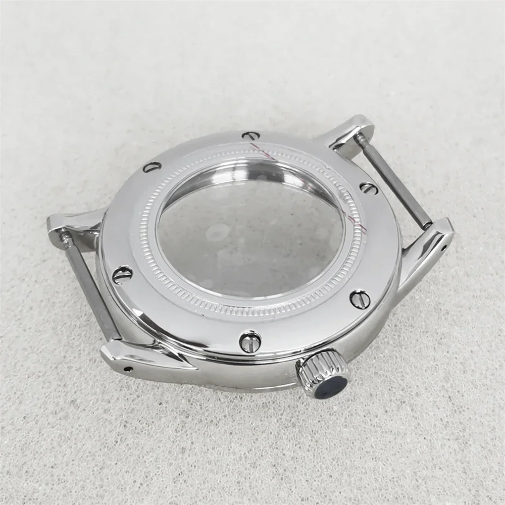 39MM Watch Case Modified Part Transparent Bottom Stainless Steel Cases for Nh35/Nh36/4R/7S Movement Diy Parts - Image 5
