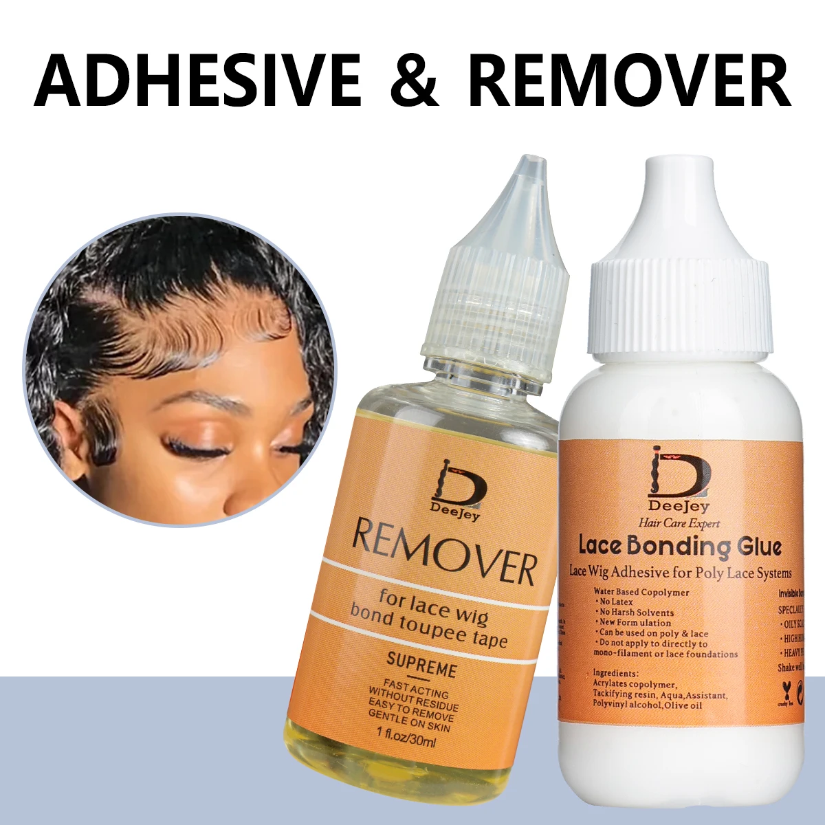Winged Hair Glue Wasserfester Winged Glue für Haarverlängerungen Dichte Flügelstruktur für flauschige Wimpern