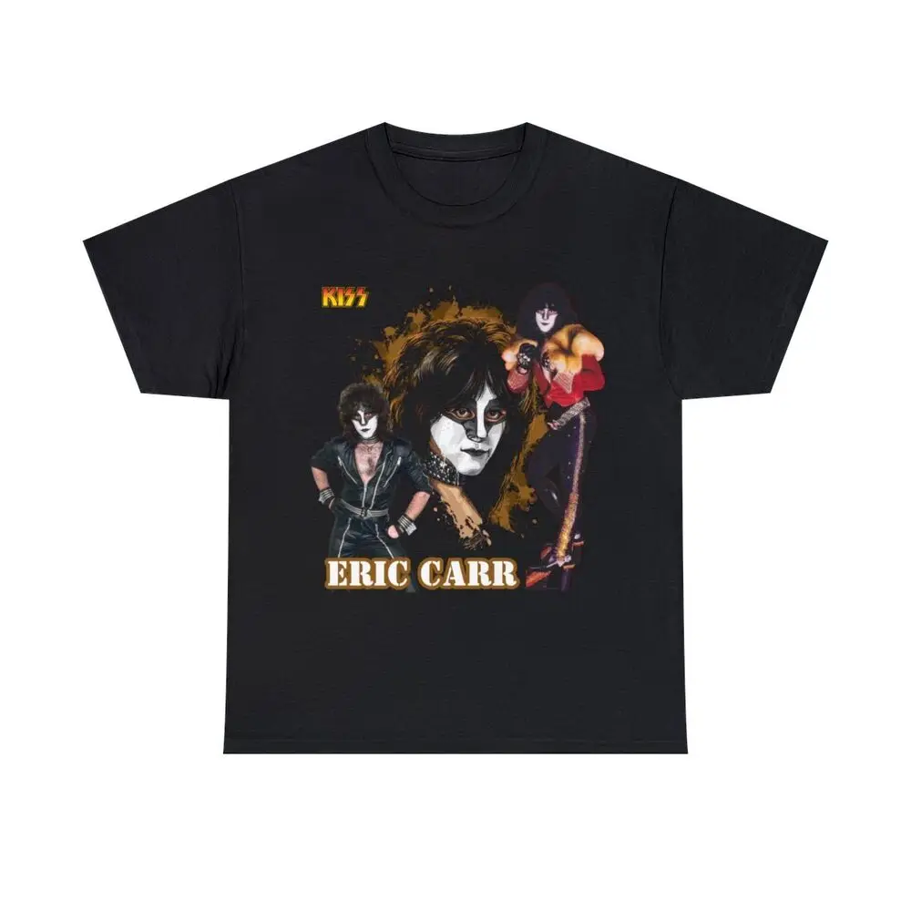 Kiss Eric Carr Unisex Heavy Cotton Tee, Kiss Fan Tee, Eric Carr, Kiss Band