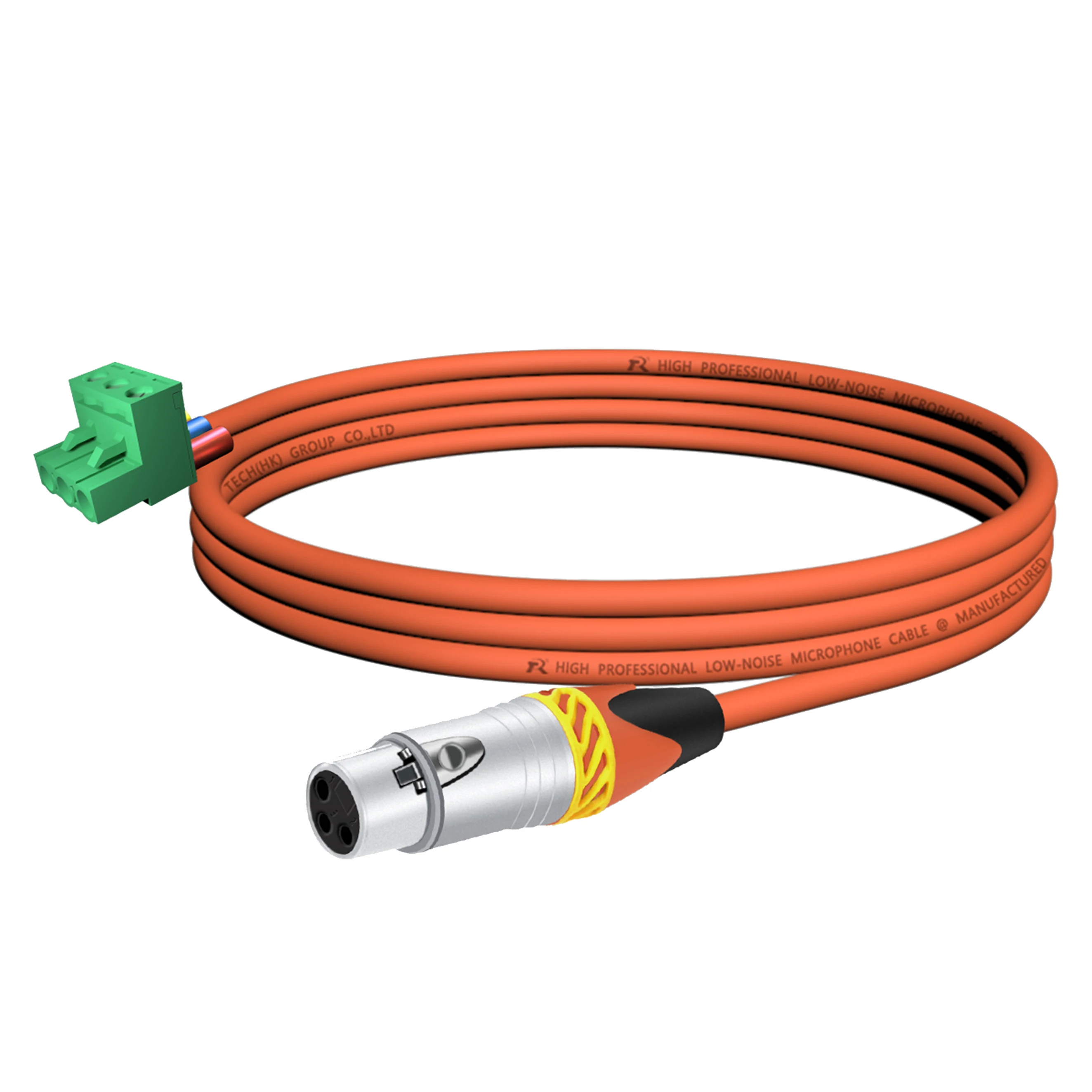 5,08mm 3-Pin Phoenix Terminal zu Direktanschluss 3P XLR-Stecker, Geräuscharmes Abgeschirmtes Mikrofonkabel für Stabile Audiosignalübertragung – Detail 17