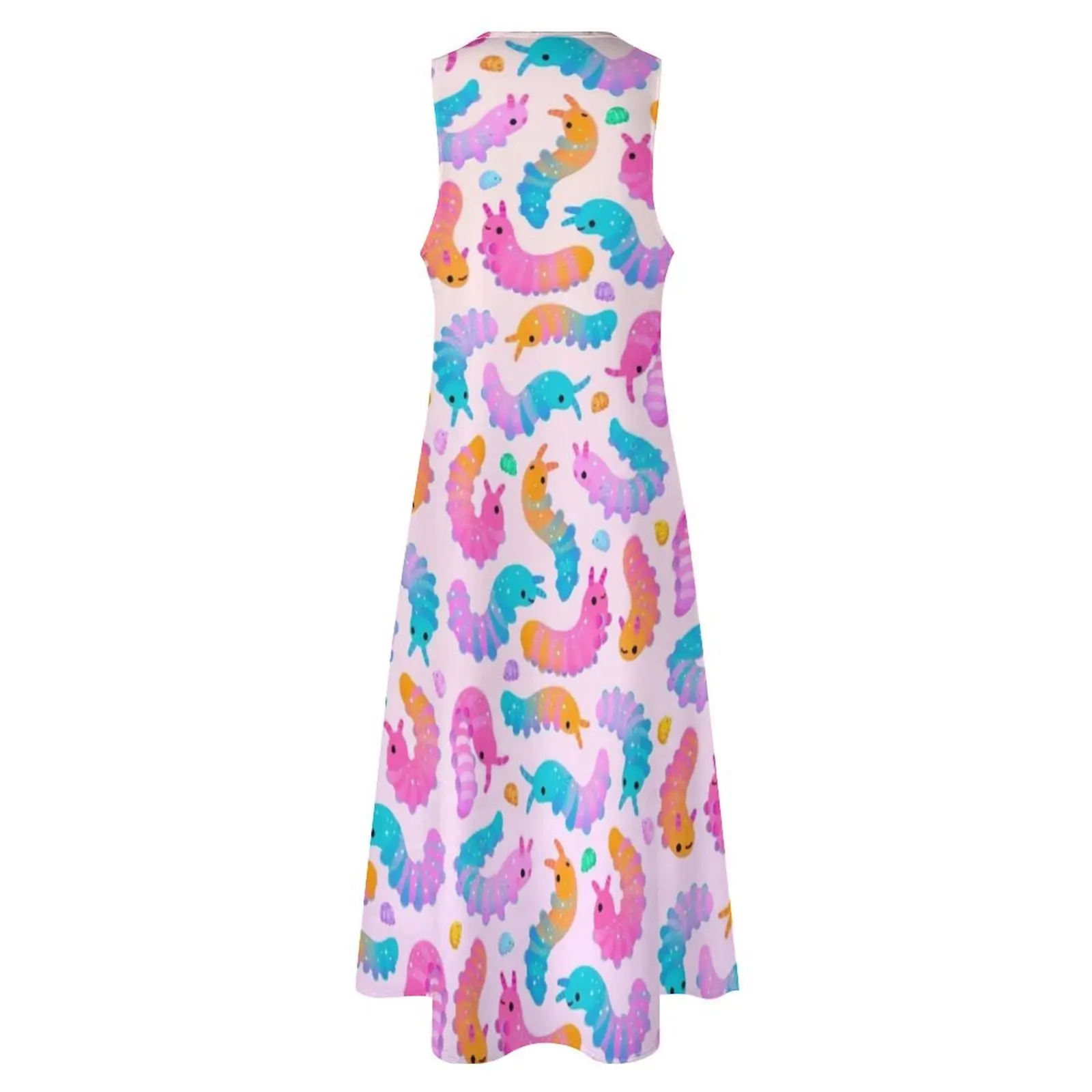 Sour velvet worm Long Dress Dress vintage women's summer dress 2025