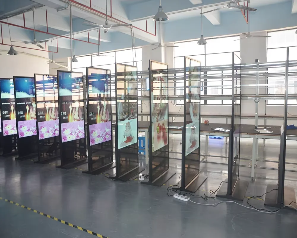 Floor Standing Digital Signage 65 inch Vertical Interactive Totem Touch Screen Kiosk LCD Advertising Display