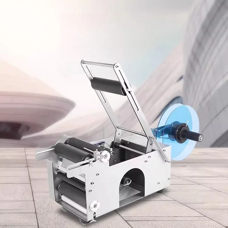 Industrial Machines Labeler Machine Bottle Labeling Machine Printing Equipment Lettering Label Labelling Device Packaging Pouch