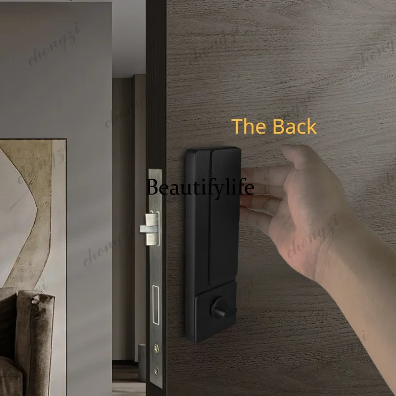 Y136 Y136 All-copper invisible door Magnetic suction handleless anti-collision Italian minimalist bedroom room silent white door