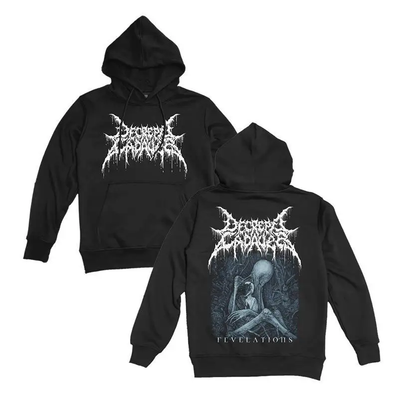 Deceptit Cadaver Metal Band Revelations Casual Jacket Hoodie Sweater Cotton Trendy Hoodie 2024