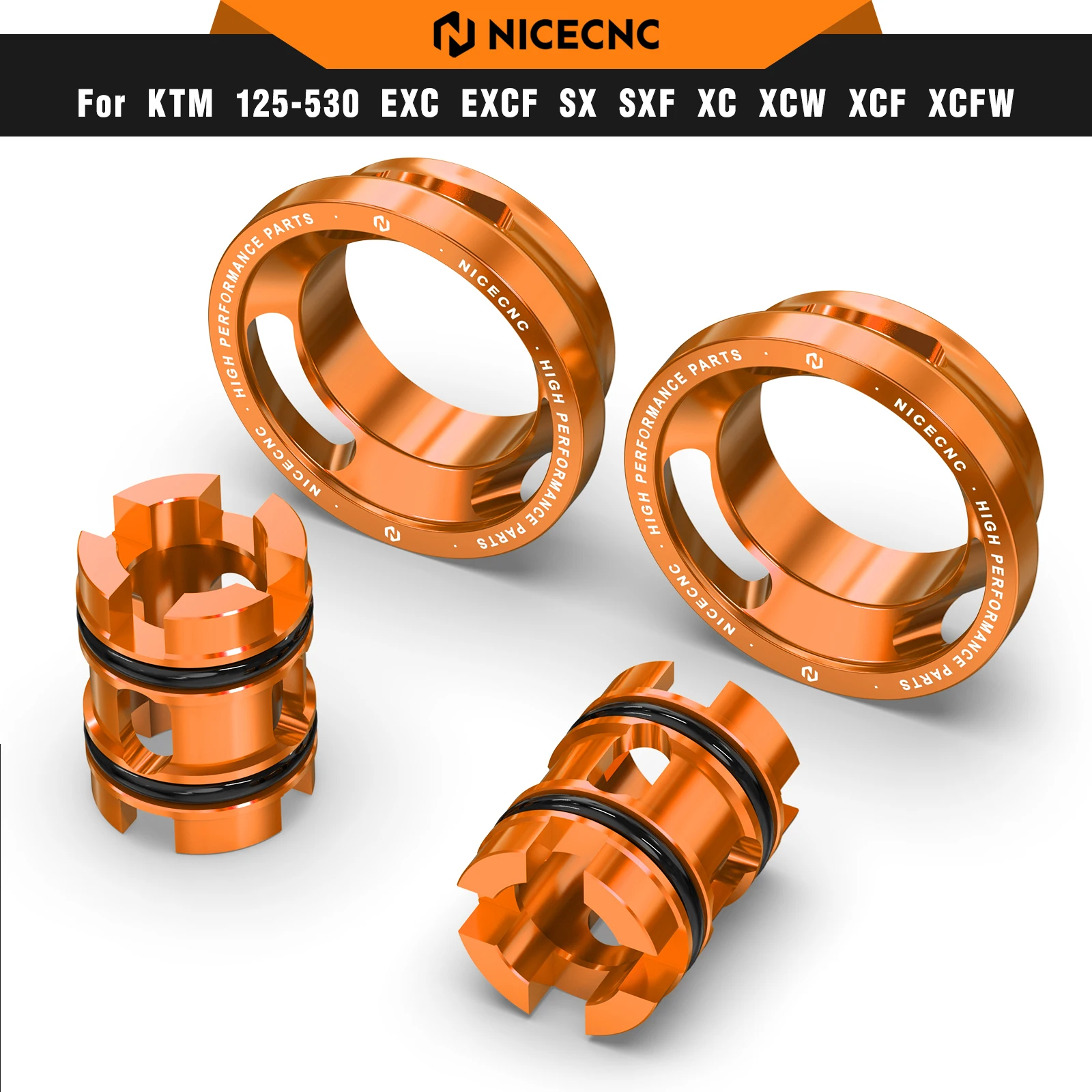 

NICECNC Front Fork Lowering For KTM TPi EXC 300 EXC-F 350 EXC-F 450 XCW 500 Six Days 2017-2023 Husqvarna TE 300i Sherco SE 300