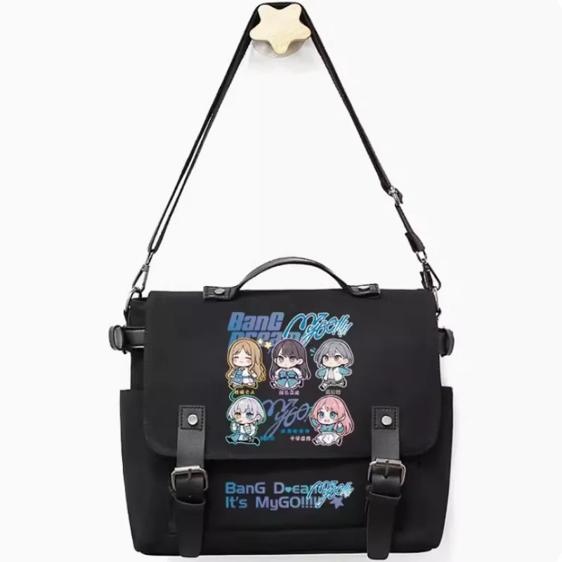 Anime BanG Dream! It's MyGO Cosplay Casual Oxford Messenger Bag Schoolbag Shoulder Bag Student Teenager Gift B1307