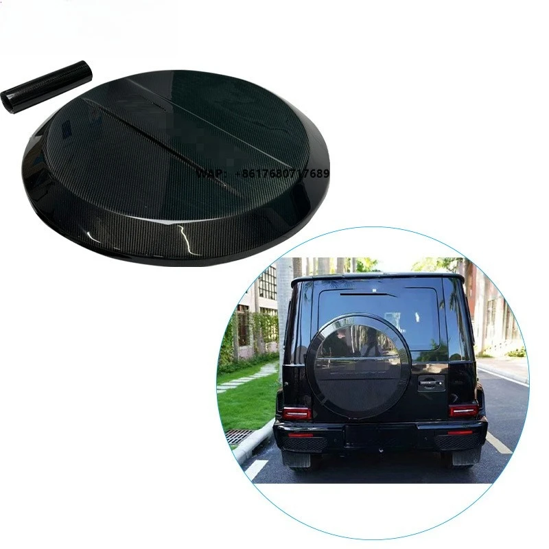 

Real Carbon Fiber Body Kit B-style Spare Tire Cover Wheel Tire Cover for Benz G-Class W464 2019-2022