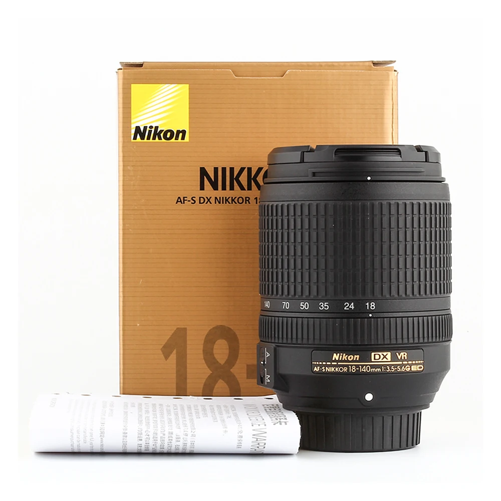 Nikon AF-S DX NIKKOR 18-140mm f/3.5-5.6G ED VR Lens For Nikon SLR Cameras