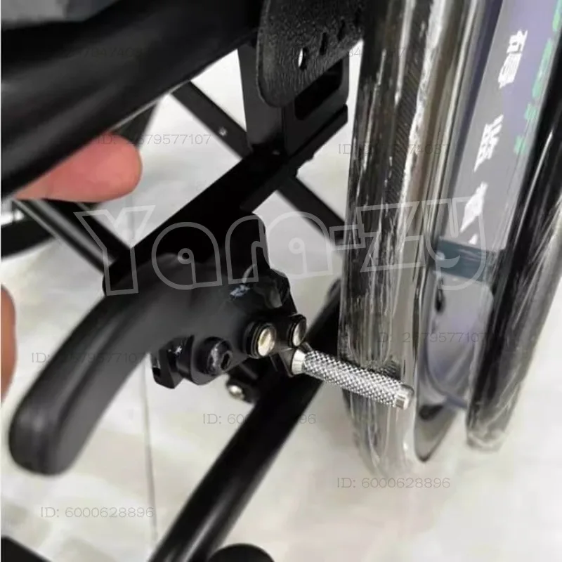 Golden Lily Sports Wheelchair Accessories Down Press Handbrake Manual Scissors Brake Assembly Pair of Handbrake