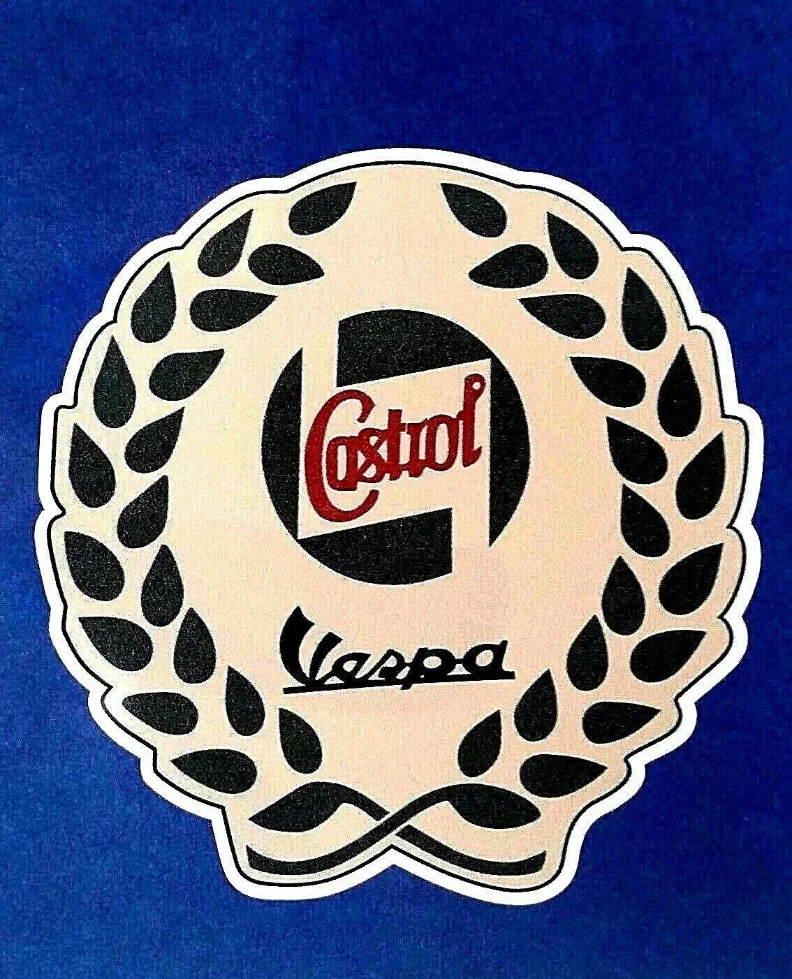 

150mm-5.9" Vintage Gulf Esso Texaco Isle of Man Castrol Mobilgas Racing Legend Laminated Decal Sticker mobil pegasus