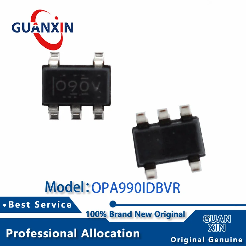 

100% New electronics OPA990IDBVR SOT23-5 Marking O90V OPA990