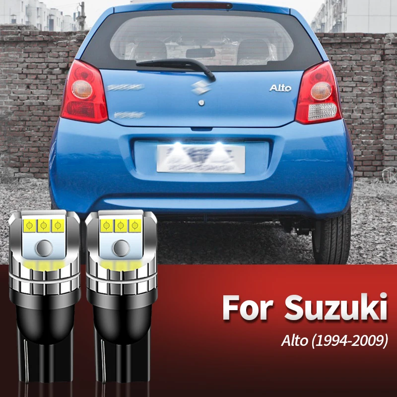 

2 шт. Canbus 12 В светодиодный светильник номерного знака W5W T10 для Suzuki Alto 1994-2007 2008 2009 лампы номерного знака автомобильные аксессуары