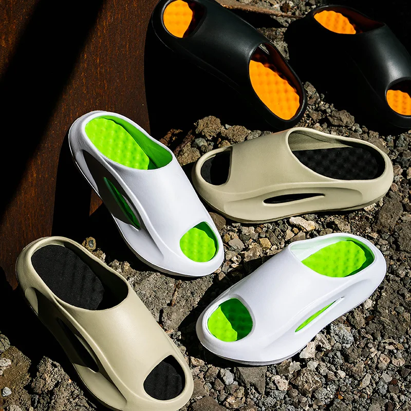 

Fashion Slippers for Men Women Summer Odorless Beach Slides Outdoor EVA Trendy Sandals