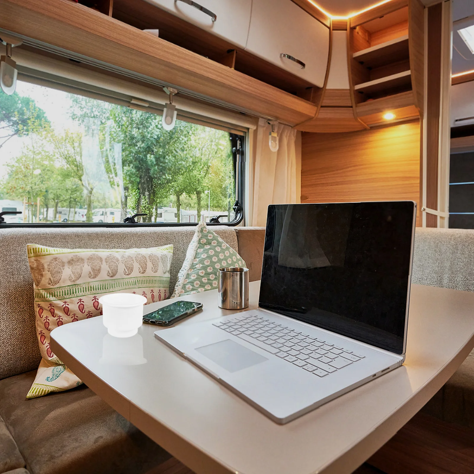 

8Pcs Waterproof Leakproof Plastic Cup Holder for Boats Rvs Kayaking Camping Marine Fishing Portable Beverage Container Accessory